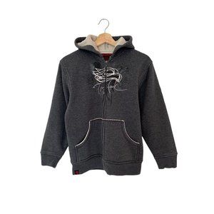 Tony Hawk Jacket Boys Hoodie Size Large Full Zip Black Hooded TONY HAWK Youth Gr